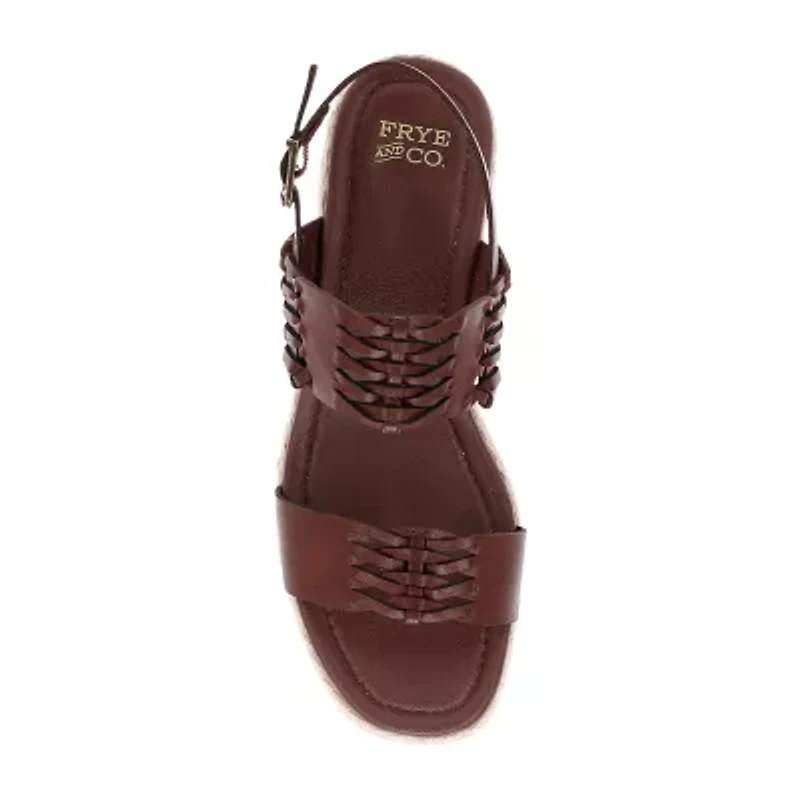 Frye and Co. Womens Lavish Wedge Sandals