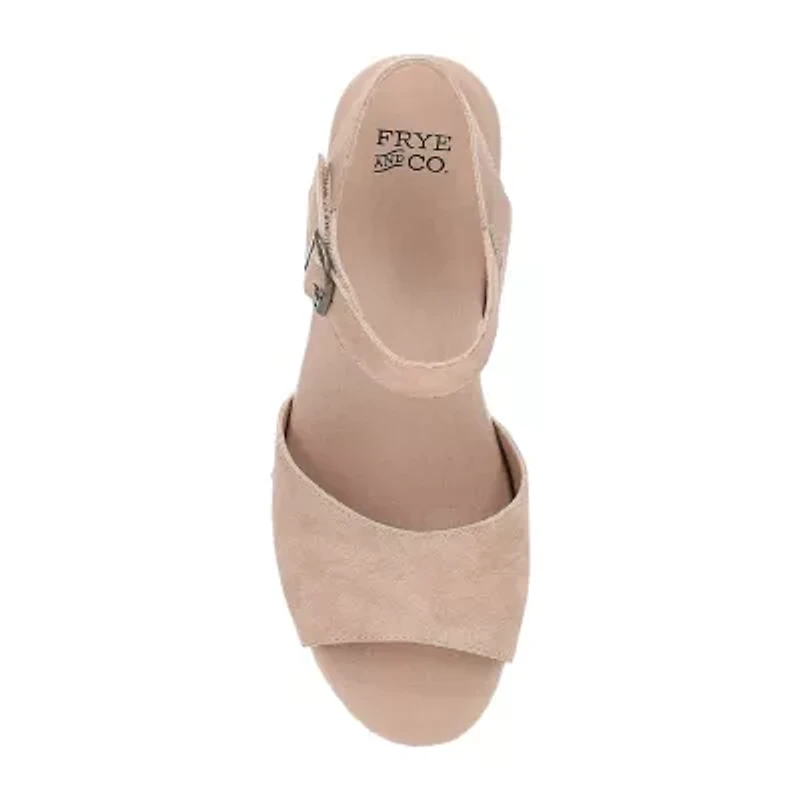 Frye and Co. Womens Girard Heeled Sandals