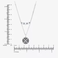 Limited Quantities! Womens Dyed White Cultured Freshwater Pearl Sterling Silver 18 / Inch Pendant Necklace