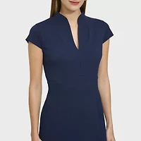 Marc New York Womens Short Sleeve Sheath Dress