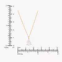 2 CT. T.W. Lab-Grown (H-I / Si1-Si2) Diamond 14K Gold Pear-cut Pendant Necklace