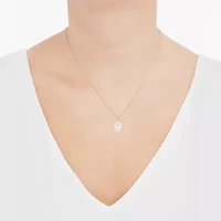 2 CT. T.W. Lab-Grown (H-I / Si1-Si2) Diamond 14K Gold Pear-cut Pendant Necklace