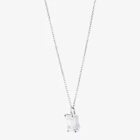 2 CT. T.W. Lab-Grown (H-I / Si1-Si2) Diamond 14K Gold Emerald-cut Pendant Necklace