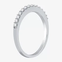 I Said Yes (H-I / I1) 1/4 CT. T.W. Lab Grown White Diamond Sterling Silver or 14K Gold Over Wedding Band