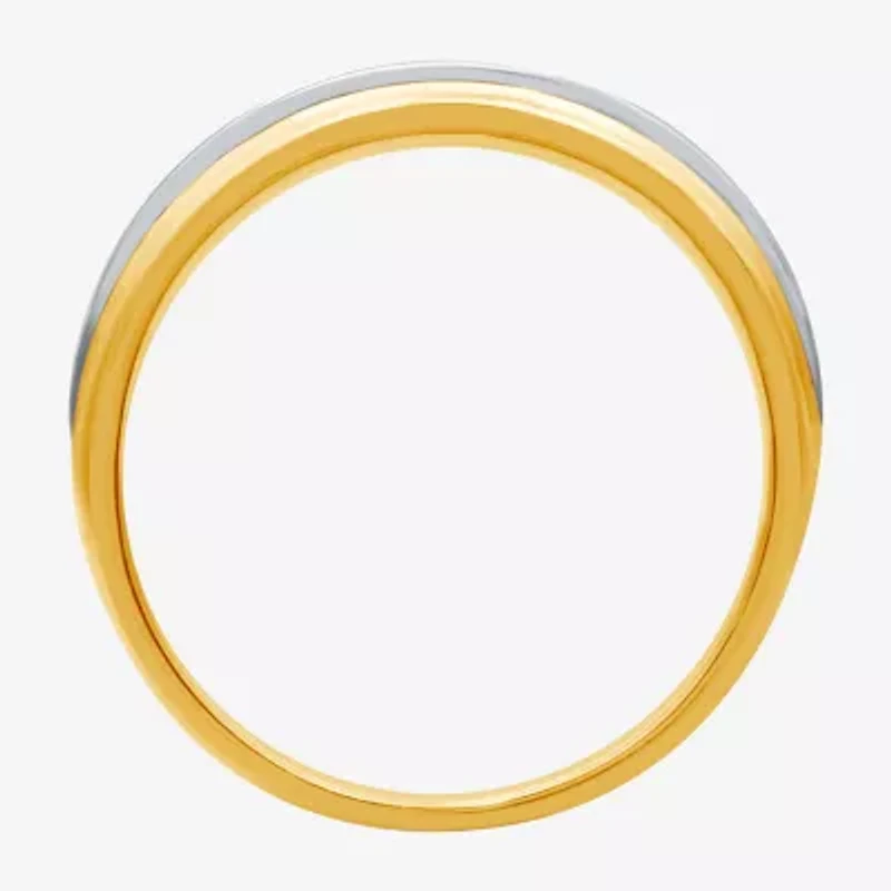 I Said Yes (H-I / I1) Mens 1/4 CT. T.W. Lab Grown White Diamond 14K Gold Over Silver Sterling Wedding Band