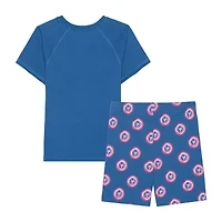 Disney Collection Little & Big Kid Boys 2-pc. Captain America Short Set