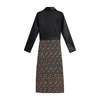 Knit Works Big Kid Girls Short Sleeve Fitted Drop Waist Dress