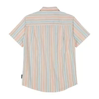 Quiksilver Big Kid Boys Short Sleeve Regular Fit Button-Down Shirt