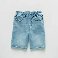Thereabouts Pull-On Little & Big Kid Boys Stretch Fabric Adjustable Waist Denim Short