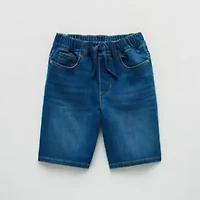 Thereabouts Pull-On Little & Big Kid Boys Stretch Fabric Adjustable Waist Denim Short