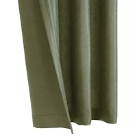 Abstract Grommet Top Light-Filtering Single Curtain Panel