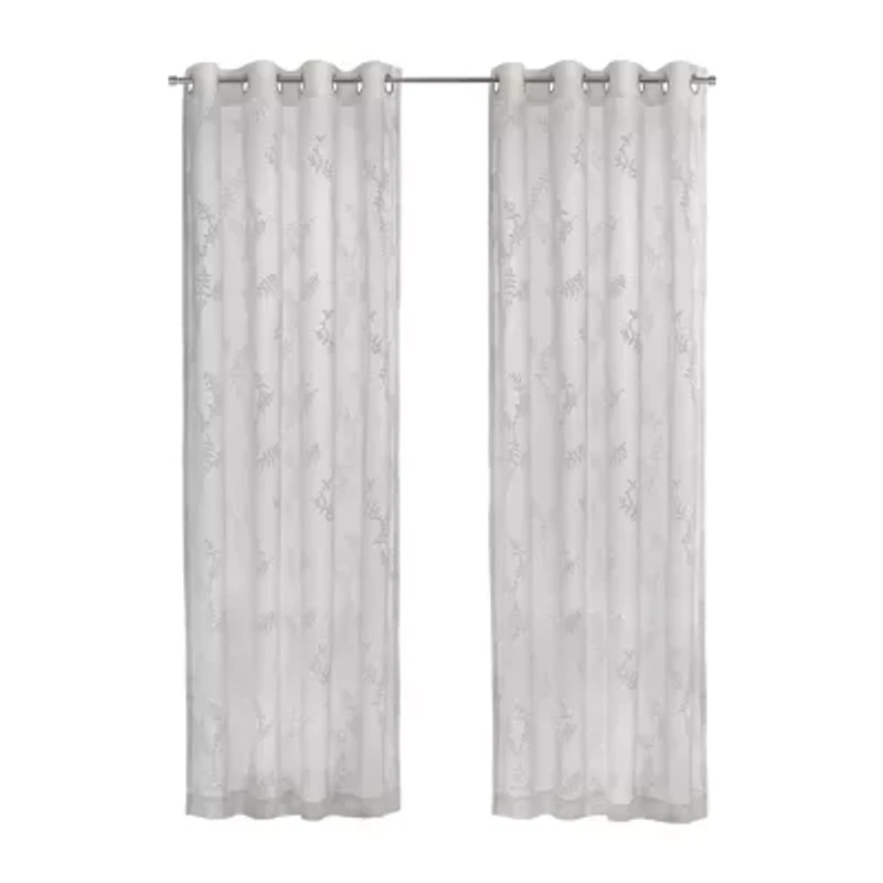 Anita Grommet Top Sheer Single Curtain Panel