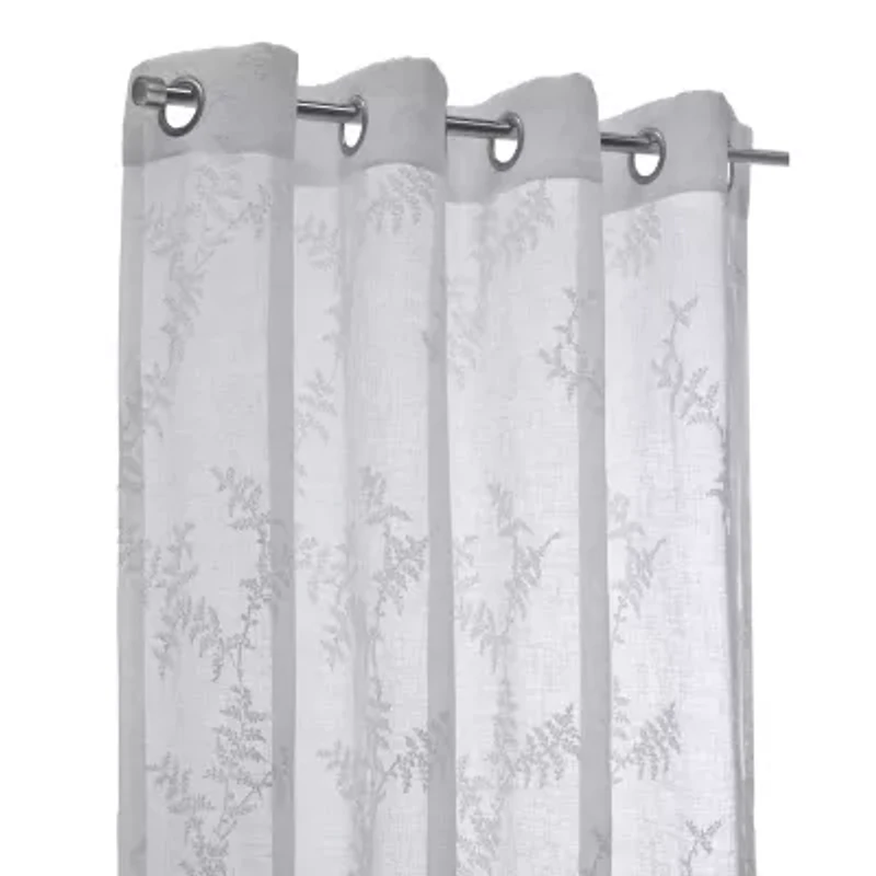 Anita Grommet Top Sheer Single Curtain Panel