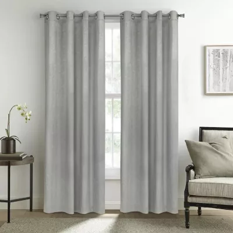 Bristol Grommet Top Blackout Single Curtain Panel