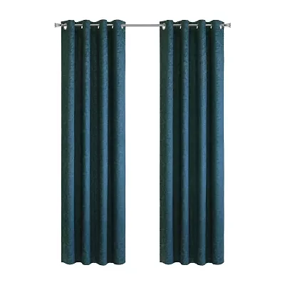 Habitat Bristol Grommet Top Blackout Single Curtain Panel