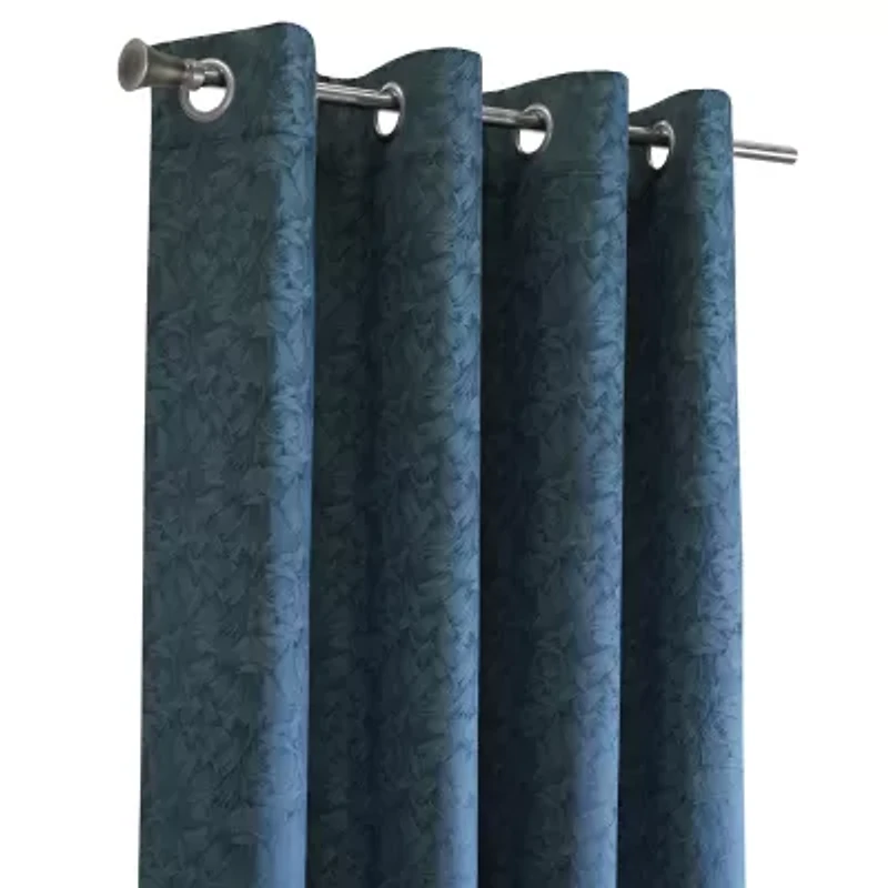 Habitat Bristol Grommet Top Blackout Single Curtain Panel