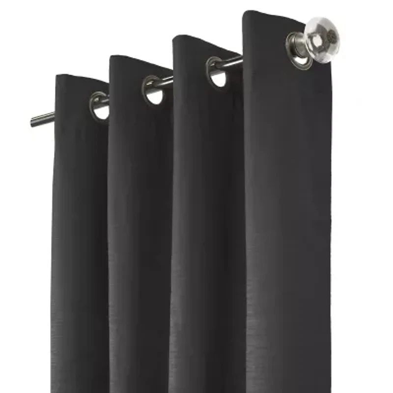 Shadow Grommet Top Energy Saving 100% Blackout Single Curtain Panel