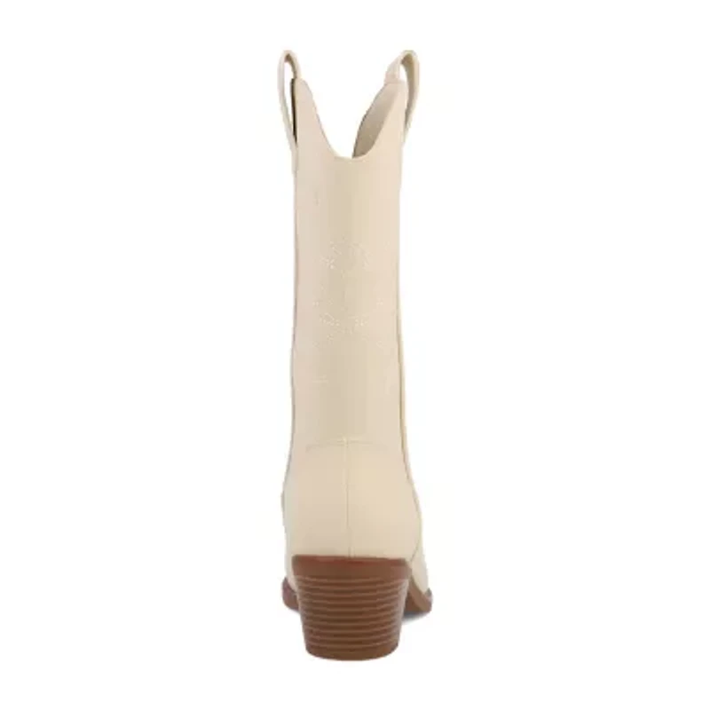 Mia Girl Unisex Faylinn Stacked Heel Cowboy Boots