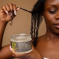 Design Essentials Almond & Avocado Honey Curl Forming Custard Styling Product 12 oz.