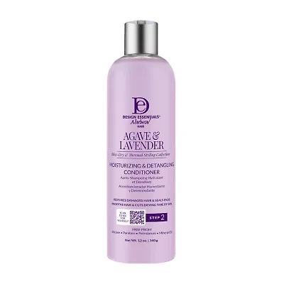 Design Essentials Agave & Lavender Moisturizing & Detangling Conditioner 12 oz.