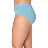 Bali Comfort Revloution Modern Seamless Lace Trim Brief Panty Dfmlbf