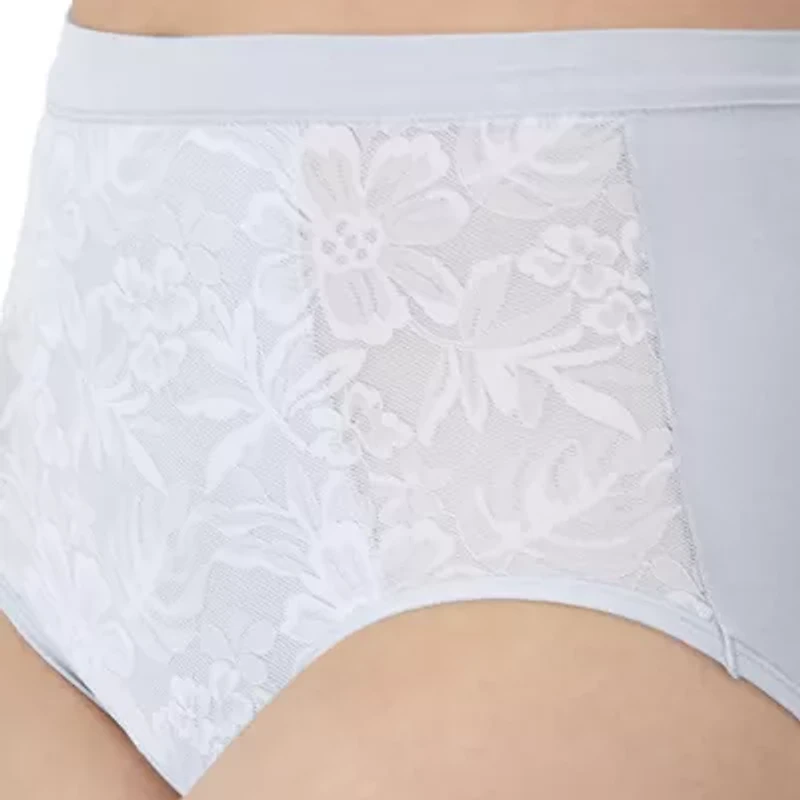 Bali Breathe Cotton Modal Lace High Rise Brief DFCLBF