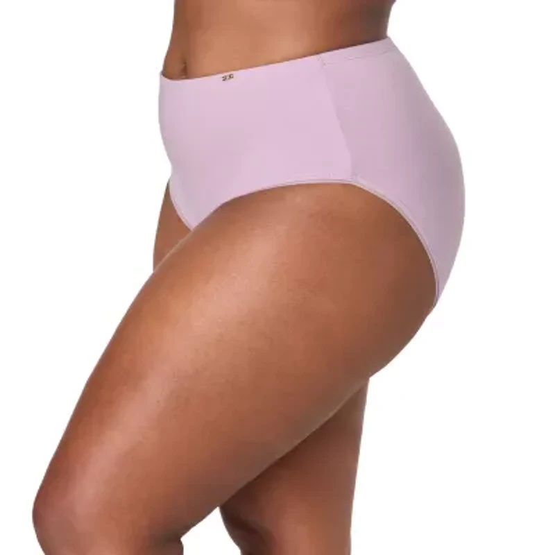 Bali® Cotton Collection 3-Pack Light Tummy Support Brief Panties Underwear DFLEB3