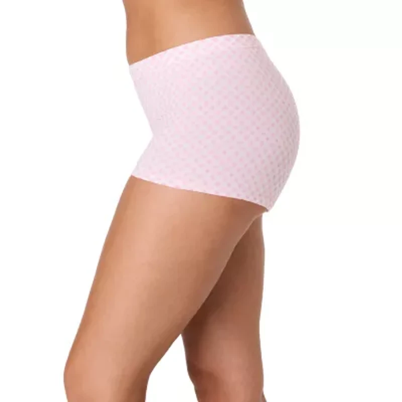 Hanes Womens Average Figure 3 Pack Multi-Pack Boyshort Panty 45vobb