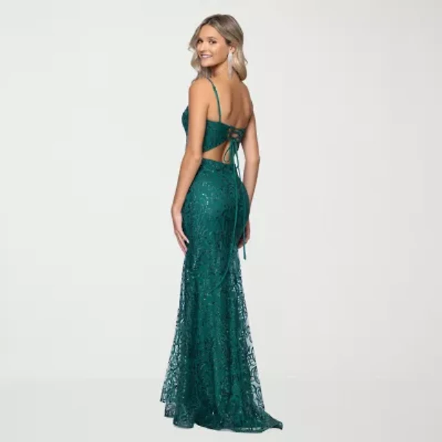 Lilli Asher Womens Juniors Sweetheart Neck Sleeveless Glitter Sequin  Bodycon Dress at Hamilton Place in Chattanooga, TN