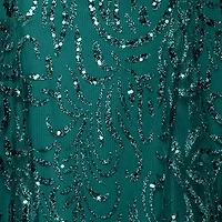 Lilli Asher Womens Juniors Sleeveless Glitter Sequin Bodycon Dress