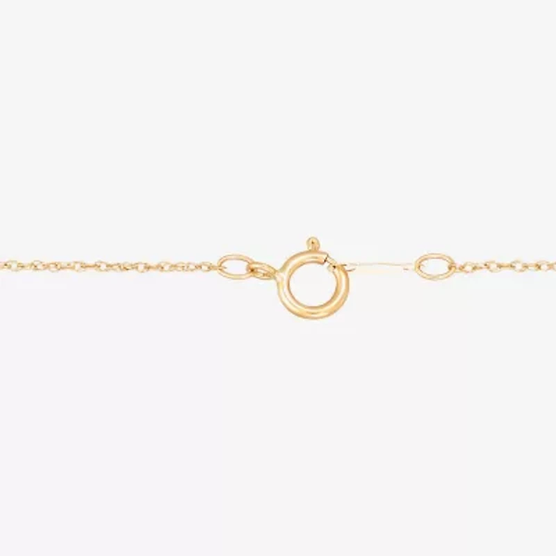 Limited Quantities! Cactus Womens Genuine Green Emerald 10K Gold 18 Inch Pendant Necklace