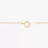 Limited Quantities! Cactus Womens Genuine Green Emerald 10K Gold 18 Inch Pendant Necklace