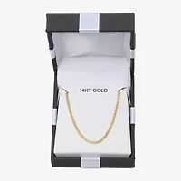 Womens 10K Gold 18 Inch Link Chain Necklace