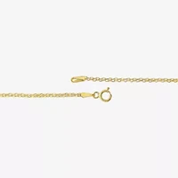 Womens 10K Gold 16 Inch Link Chain Necklace