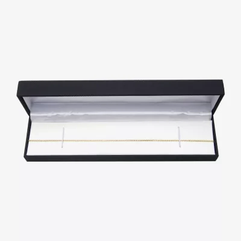 Womens 10K Gold 16 Inch Link Chain Necklace