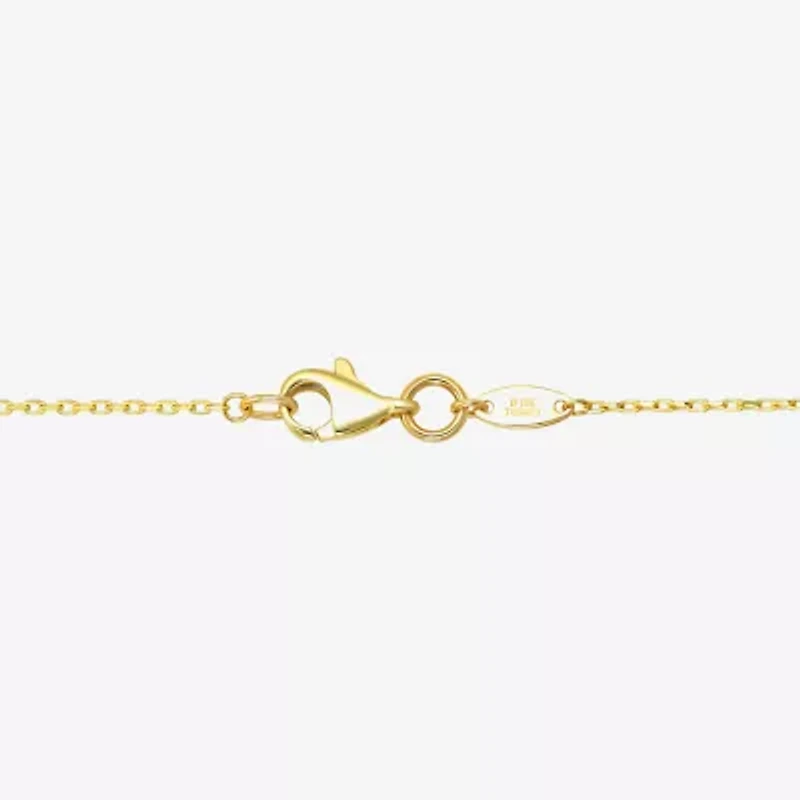 Gold Addiction Womens 10K Gold 16 Inch Pendant Necklace