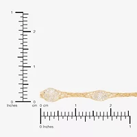 Made in Italy Womens 10K Gold 18 Inch Link Chain Necklace