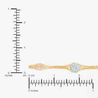 Made in Italy Womens 10K Gold 18 Inch Link Chain Necklace