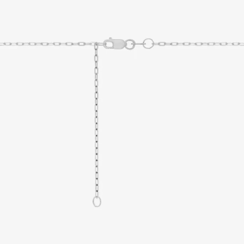 Limited Quantities! Womens 14K White Gold 18 Inch Paperclip Chain Necklace