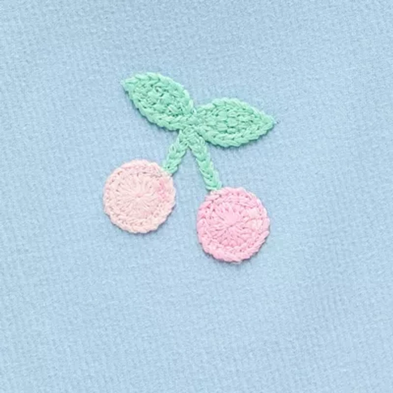 Okie Dokie Baby Girls Round Neck Short Sleeve Regular Fit Graphic T-Shirt