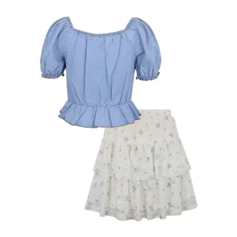 Lilt Big Kid Girls 2-pc. Skirt Set