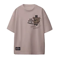 Little & Big Kid Boys Crew Neck Short Sleeve Oversized Five Nights at Freddys Graphic T-Shirt