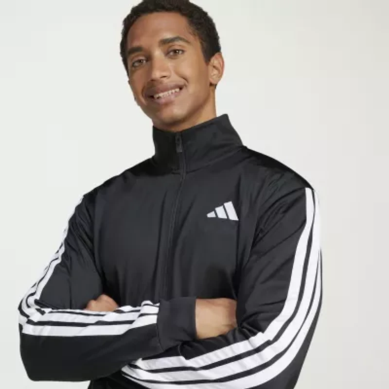 adidas Tricot Mens Lightweight Big and Tall Track Jacket