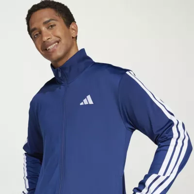 adidas Tricot Mens Big and Tall Lightweight Track Jacket