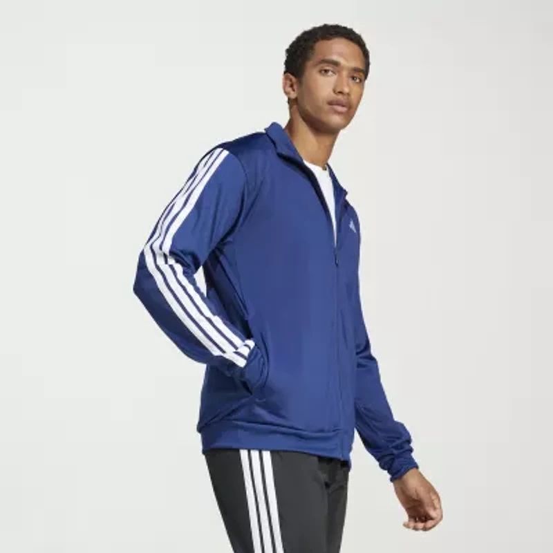 adidas Tricot Mens Big and Tall Lightweight Track Jacket