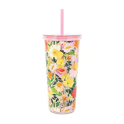 Martha Stewart Acrylic Tumbler with Straw