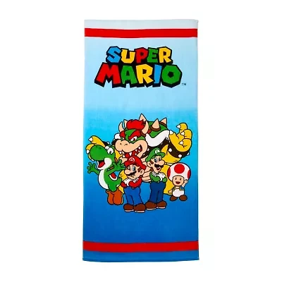 Super Mario Bowser Blues Beach Towel