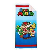 Super Mario Bowser Blues Beach Towel
