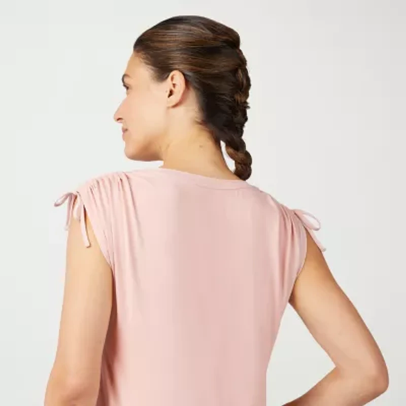 Free Country Womens Round Neck Short Sleeve T-Shirt