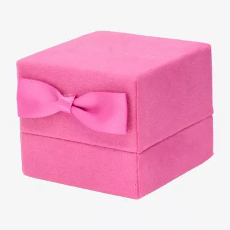 Sparkle Allure Cubic Zirconia 14K Gold Over Brass 8mm Heart Stud Earrings